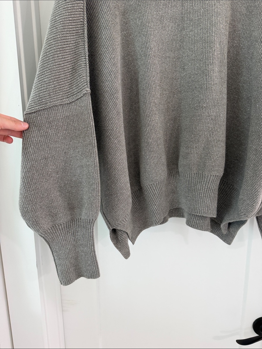 Free People Easy Street Tunic- Light Gray - Picture 3 of 3
